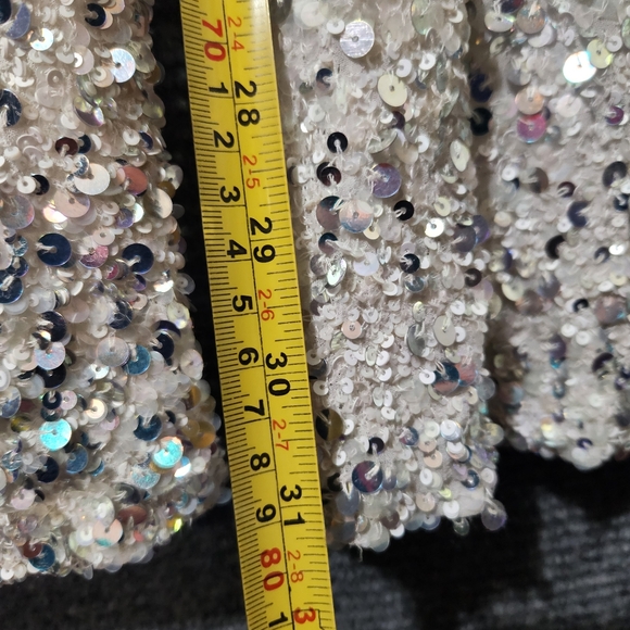 Retrofête Sequin Plunge Neckline Jumpsuit Size S - Picture 12 of 16